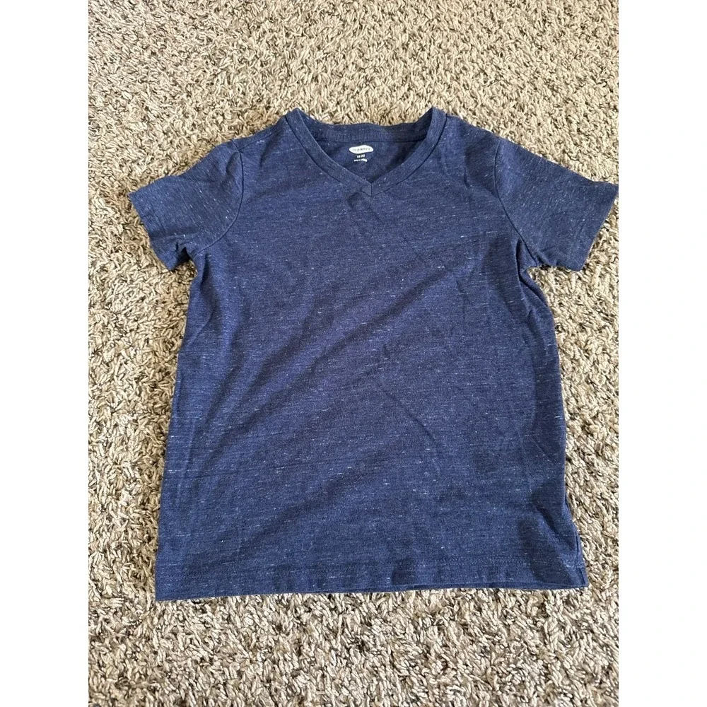 Old Navy Boys Blue V-Neck Short Sleeve‎ Tee Size XS (5)